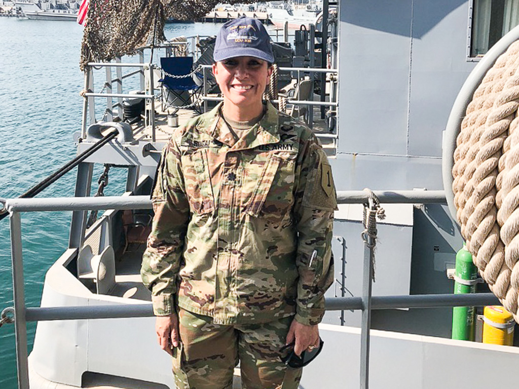 Courtney Sugai completed four deployments overseas and recently was deployed to Turkiye, serving in a multinational NATO Command