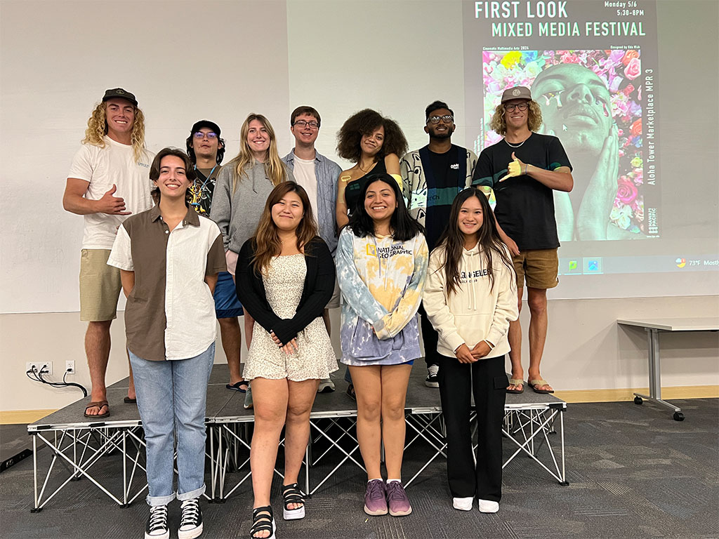 Winners of the 2024 HPU 'First Look Mixed Media Festival'