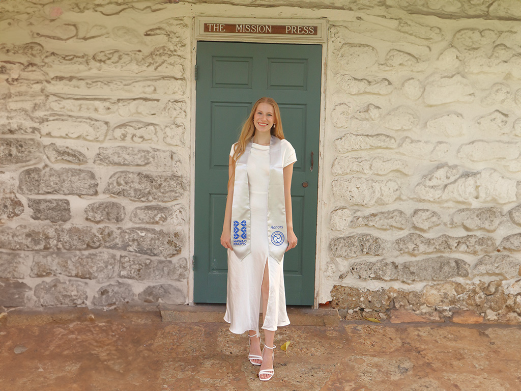 Morgan Edelman is currently an intern at the Hawaiian Mission Houses Historical Site and Archives