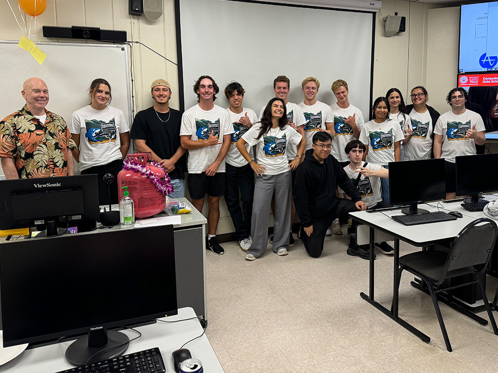 The HPU collegiate programing contest teams compete at the Hawai'i site of the Pacific Northwest Region