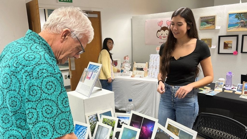 Safana Boutahiri, a Visual Art major, participated as a Capstone Project student, and represented her photography and poetry