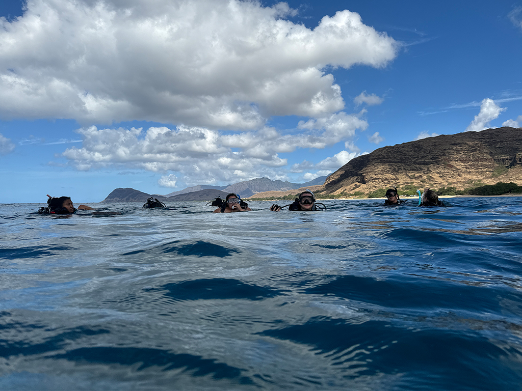 The new scuba diving certification is free for all Ho‘oko students, with 10 students already registered for fall 2024