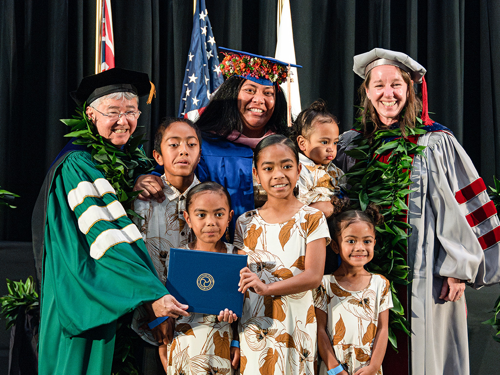 HPU celebrated the accomplishments of nearly 400 graduates on December 17, 2024, with two commencement ceremonies held at the Hawai'i Convention Center