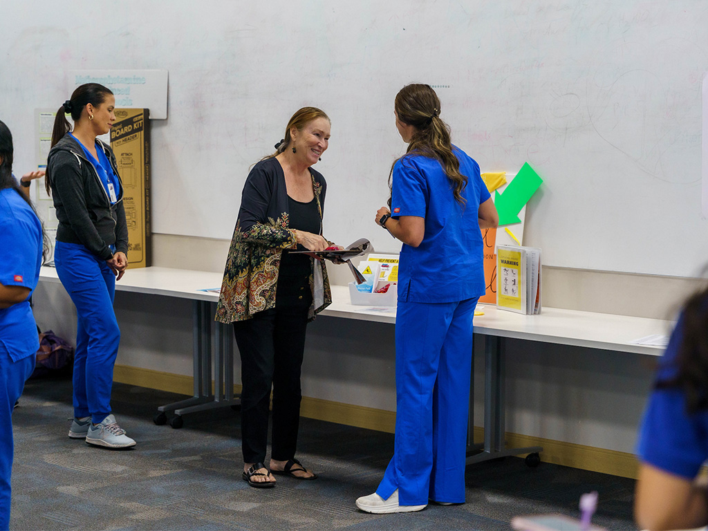 HPU Assistant Professor Joy Bliss was a judge at the event