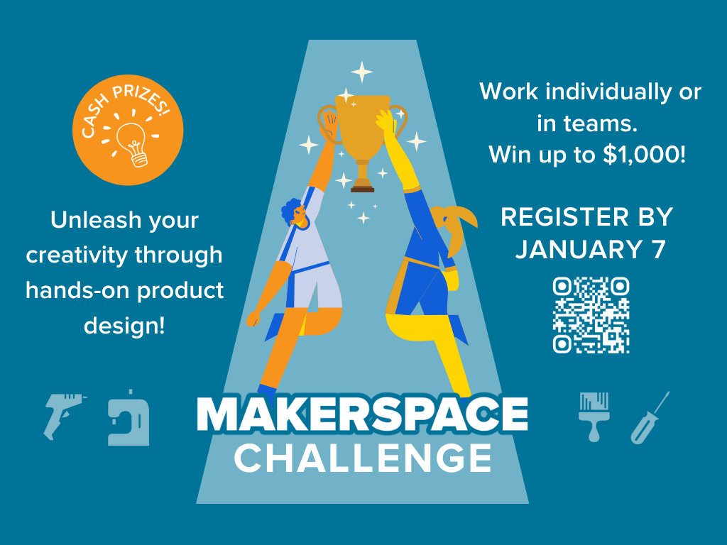 Register today for the Makerspace Challenge