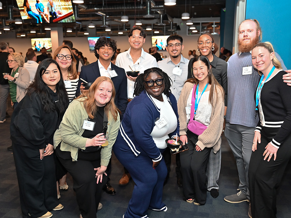 HPU Las Vegas students at the grand opening event